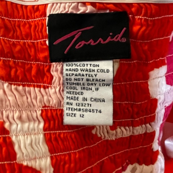 Torrid Summer Halter Dress Sz 12 - Picture 3 of 3